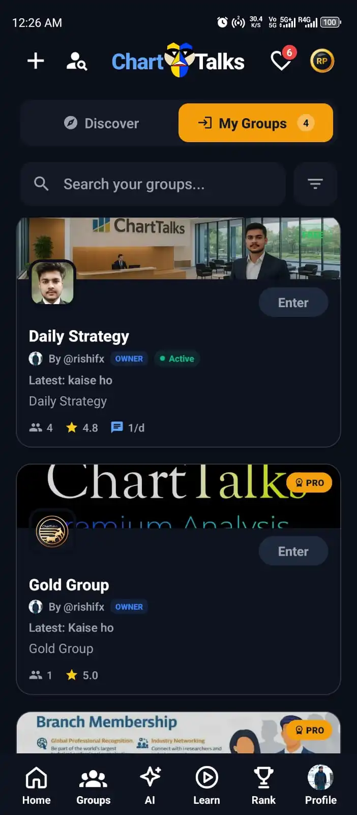 Trading Groups